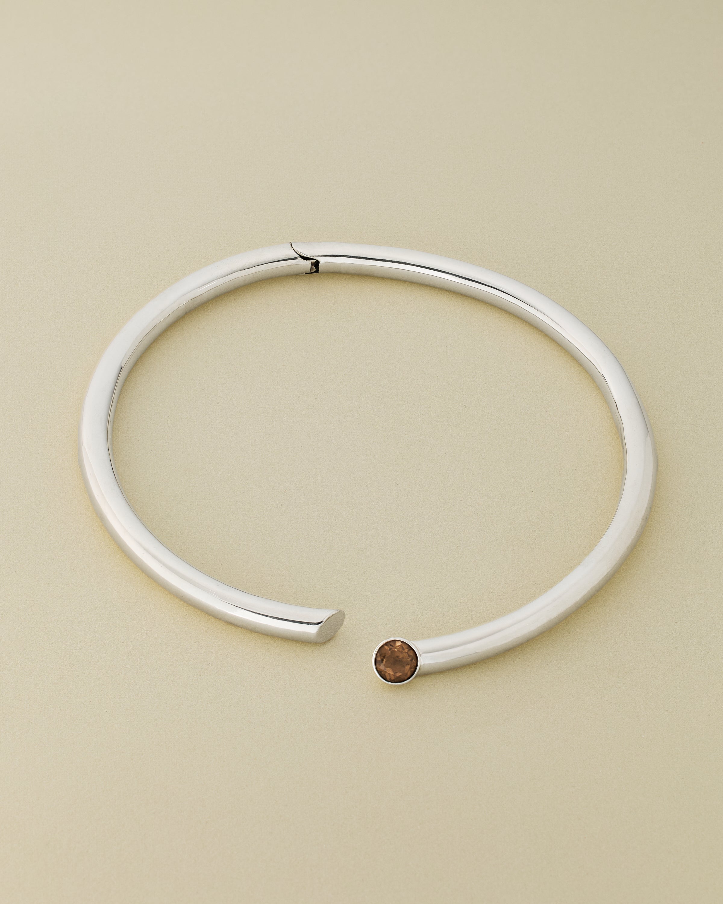 Necklace Cuff with Brown Topaz