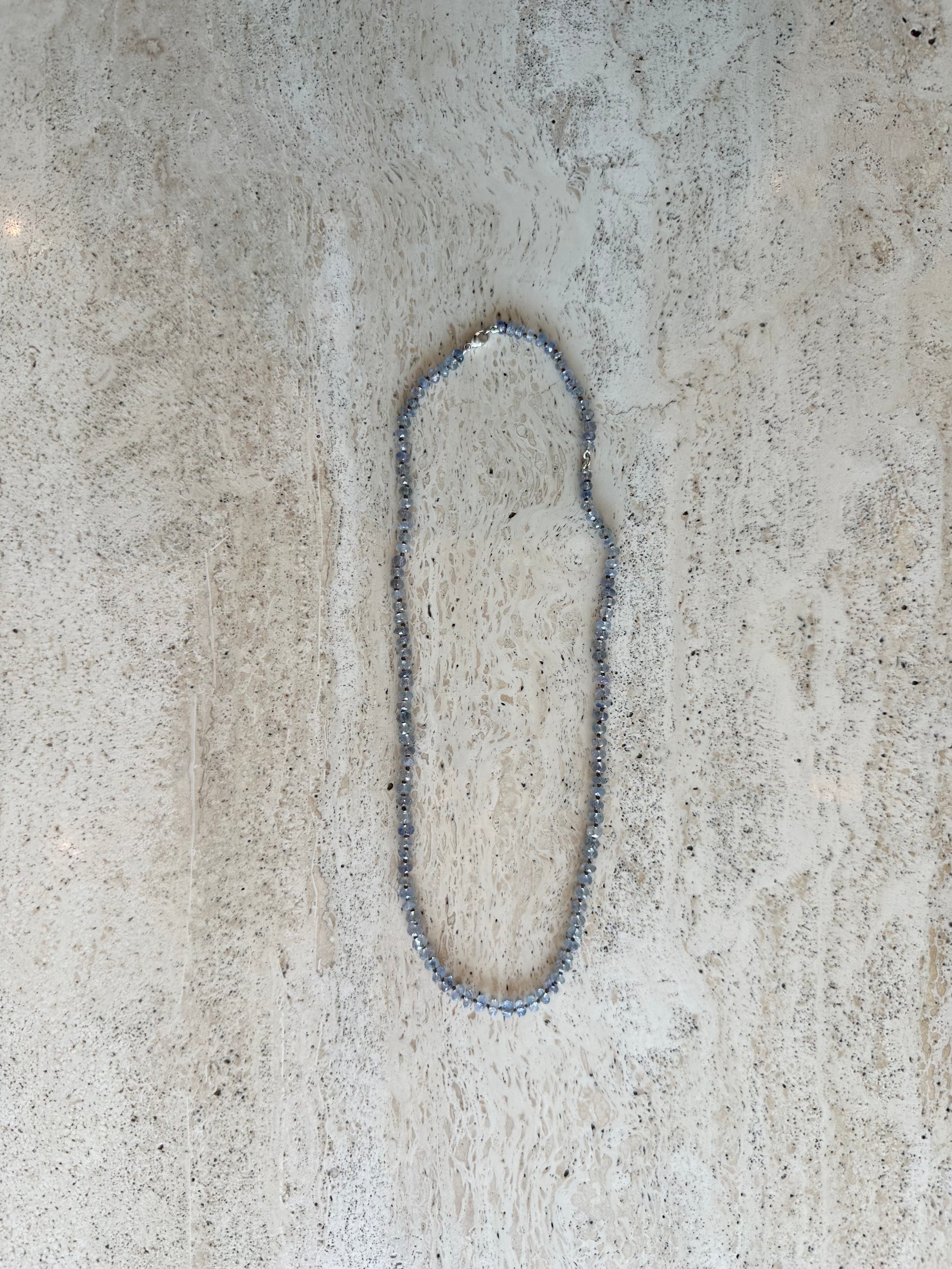 Faceted Iolite Necklace