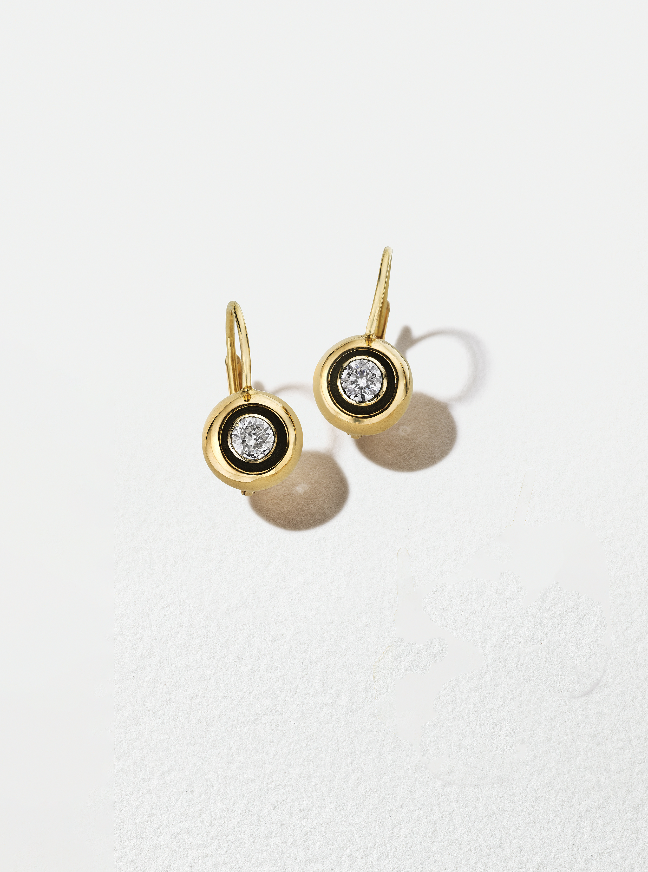 'All That Is' Round Brilliant Cut Diamond Earrings