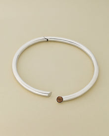 Necklace Cuff with Brown Topaz