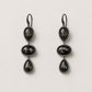 18K Blackened Gold Black Diamond Drop Earrings