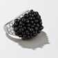 Clair de Lune Black Diamond Fringe Ring