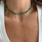 Faceted Emerald Necklace