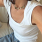 Rose Quartz and Citrine Mix Necklace