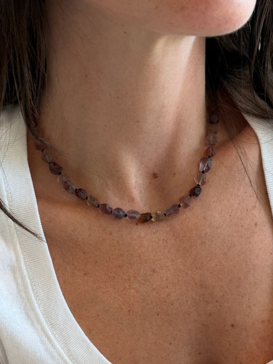 Organic Quartz Beaded Necklace