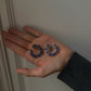 Les Jardins Tanzanite and Diamond Frontal Hoops