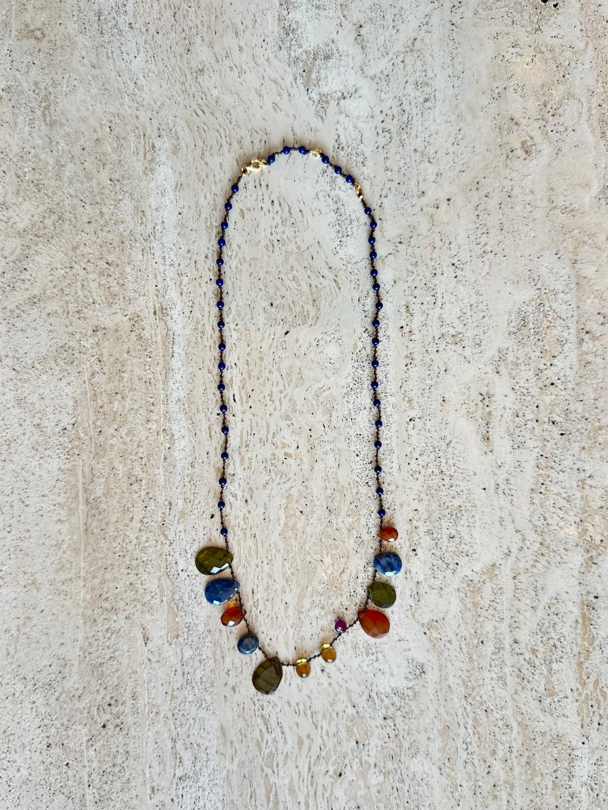 Citrine Tourmaline Mix Necklace