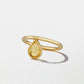 18K Yellow Gold Mini Citrine Calla Flip Ring