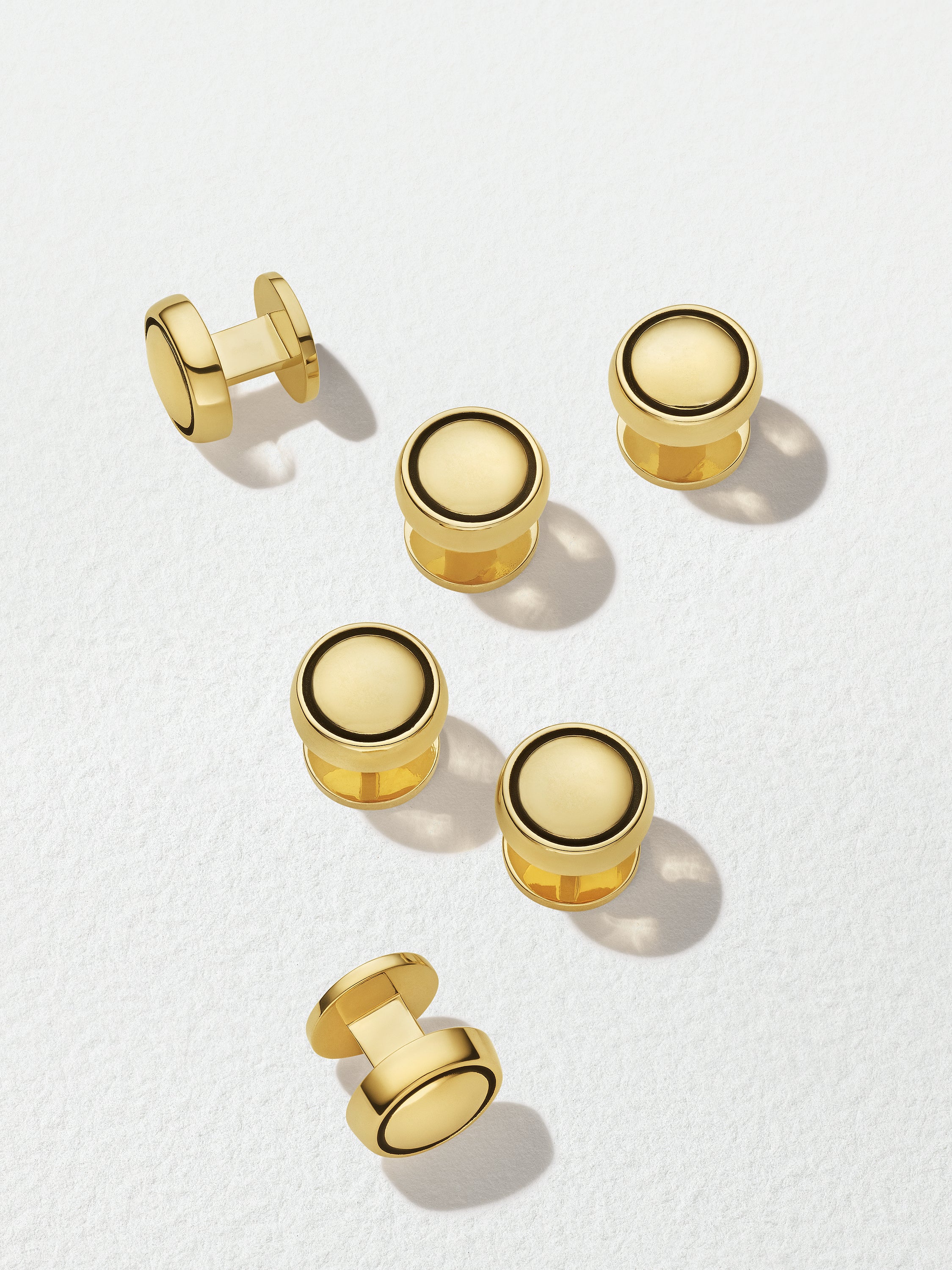 18K Yellow Gold Stud Set