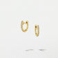 18K Petite Diamond Huggies