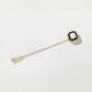 18K Yellow Gold Asscher Cut Diamond Stick Pin