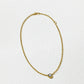 18K Yellow Gold Brilliant Diamond Chain Necklace