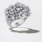 Clair de Lune Grey Diamond Fringe Ring
