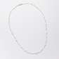 18K White Gold Mixshape Rosecut Diamond Necklace