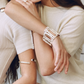 One Band Cuff with Brown Topaz