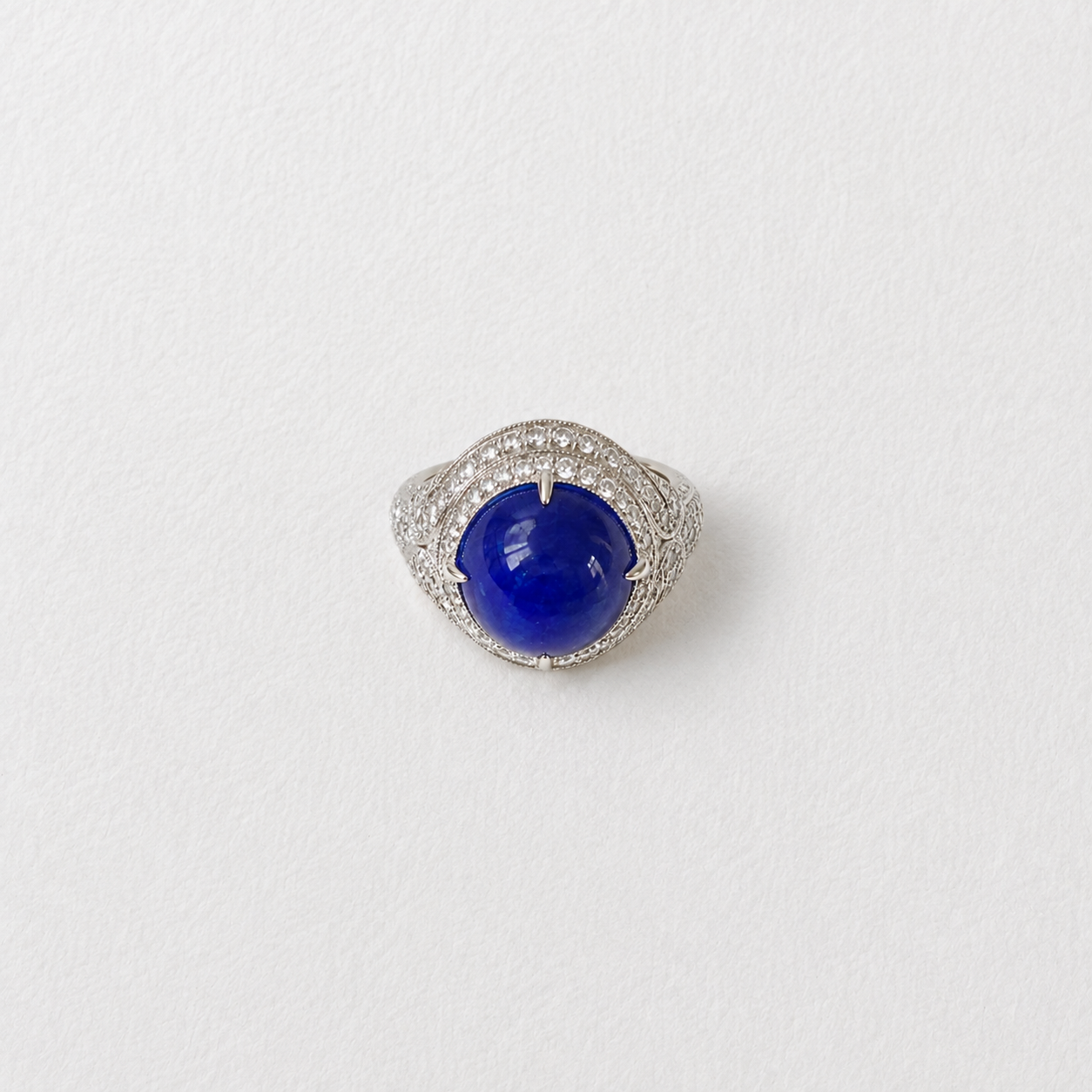 Vintage Mounting with Tanzanite