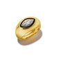 18K Yellow Gold Marquise Diamond Pinky Ring